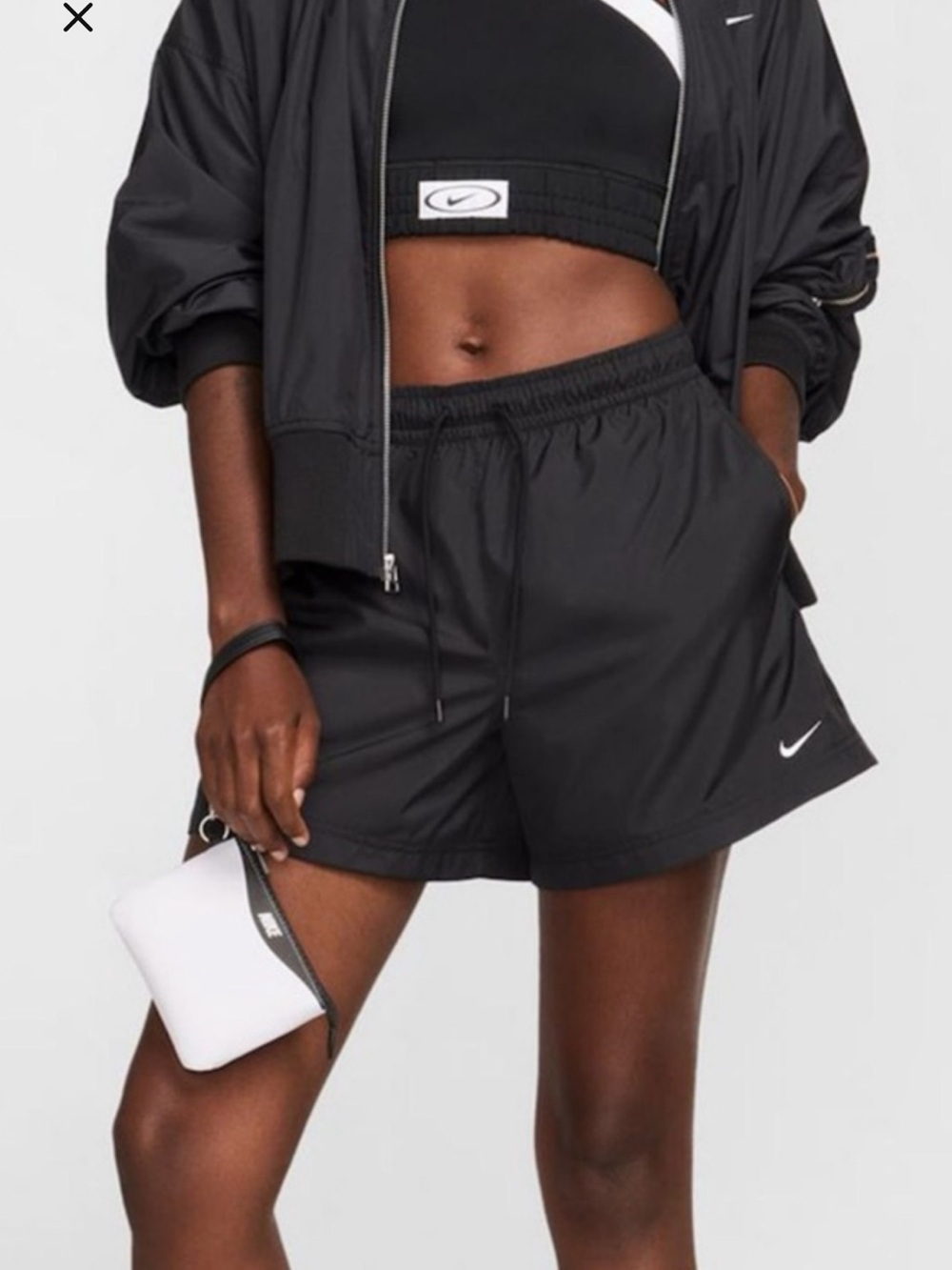 NWT Nike Sportswear Classic Woven Mid-Rise Shorts